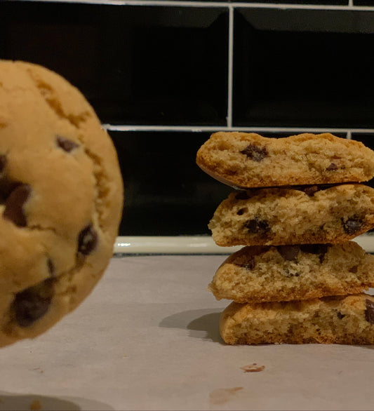 Vegan Chocolate Chip Cookies(6 Cookies)